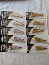 (LOT OF 2) - LINDY WALLY SHAD 2.5" LWS243, You Choose GOLD or SILVER /PURPLE
