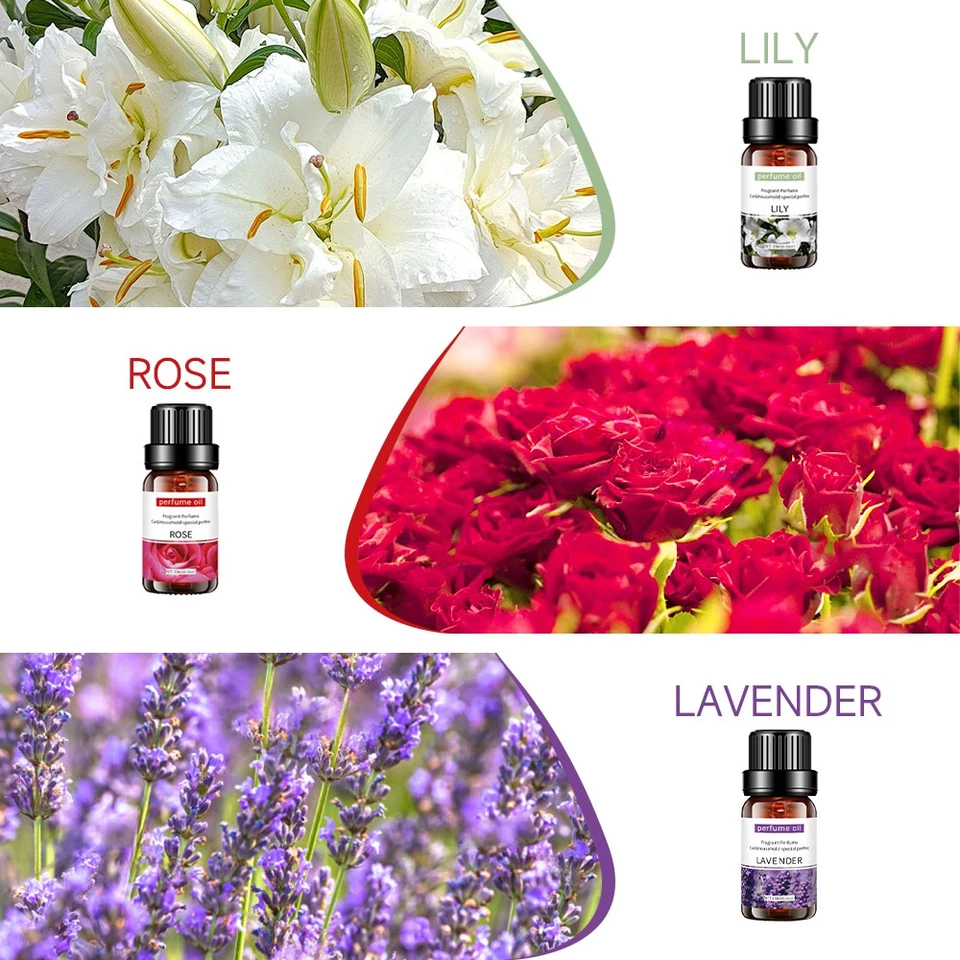 32 tipos de aceite esencial 100 % puro aceite de aromaterapia natural grado terapéutico 10 ml Foto 4 de 4