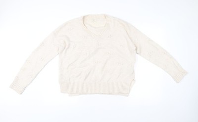 Tight-Strickpullover Damen UK 12 Regular Fat Face beige