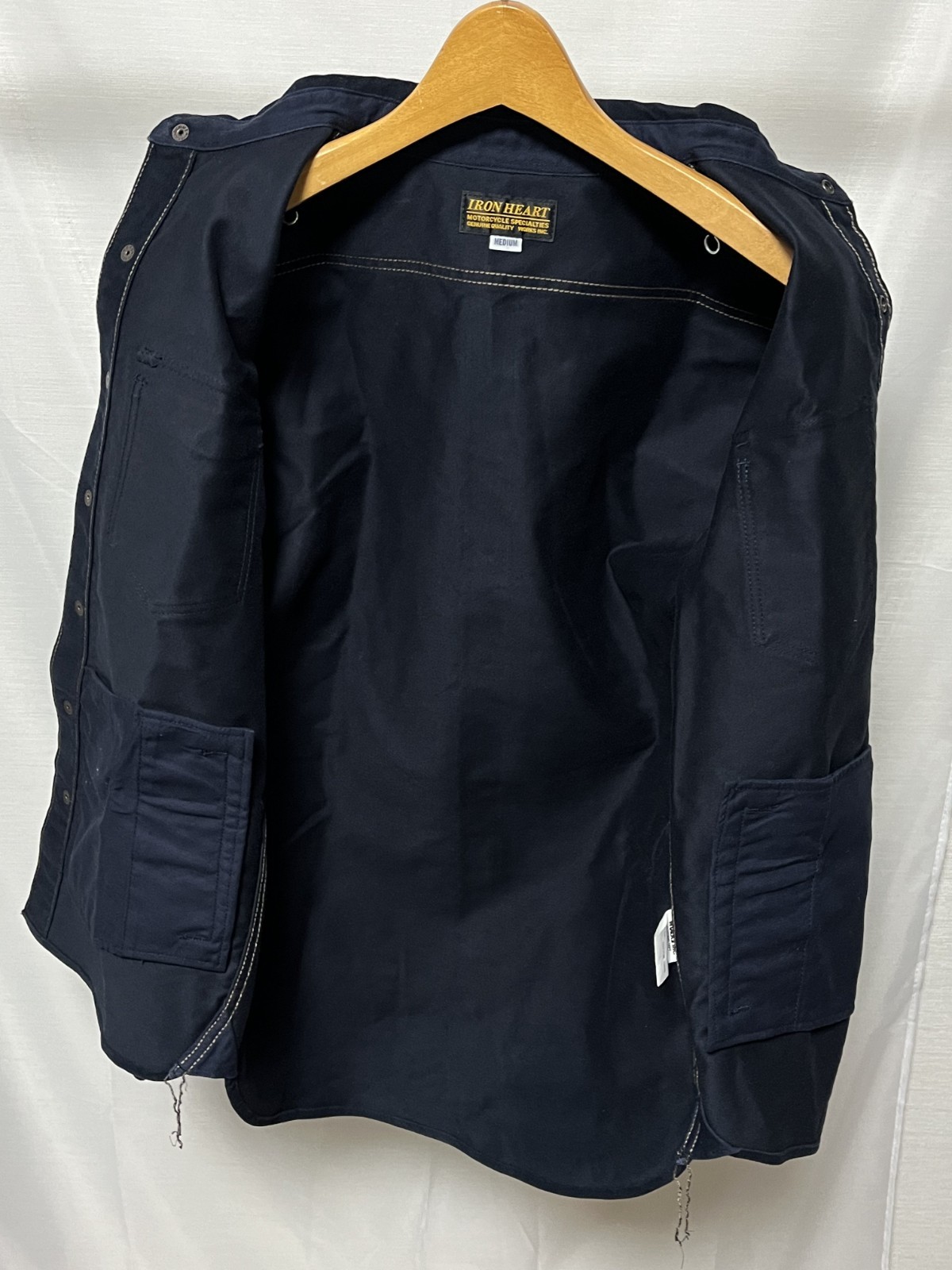 Rare IRON HEART IHSH-216 Heavy Moleskin CPO Shirt Jacket M image 7