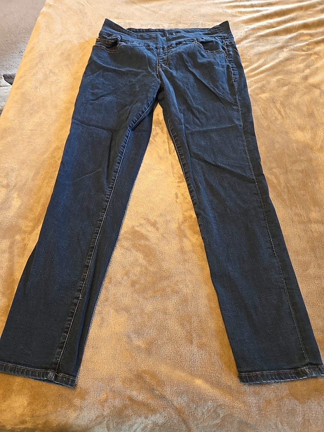 Jag Jeans Pull On Womens 16 High Rise Skinny Dark Wash Blue 