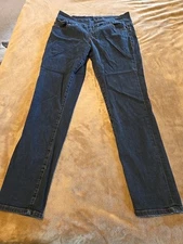 Jag Jeans Pull On Womens 16 High Rise Skinny Dark Wash Blue 