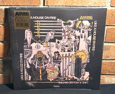 ASKING ALEXANDRIA - A House On Fire, Ltd 1st Press 2LP COLOR VINYL Gatefold New!