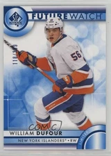 2023 SP Authentic Future Watch Blue Limited /399 William Dufour #190 Rookie RC