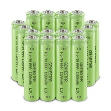 AAA Rechargeable Batteries 1100mAh High Capacity Performance 1.2V, Per Charge...