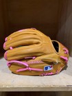 Rawlings Heart of Hide Tan Pink 11.5 Infield Baseball Glove Right Hand Throw — photo 6