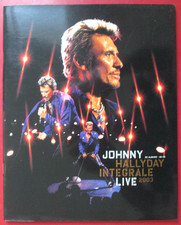 JOHNNY HALLYDAY - SUPERBE DOSSIER DE PRESSE POUR "L'INTÉGRALE LIVE 2003"