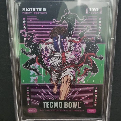 Tecmo Bowl Skatter Cam Skattebo RC Bo Jackson Battle Arena Hex Battlefoil SP 170