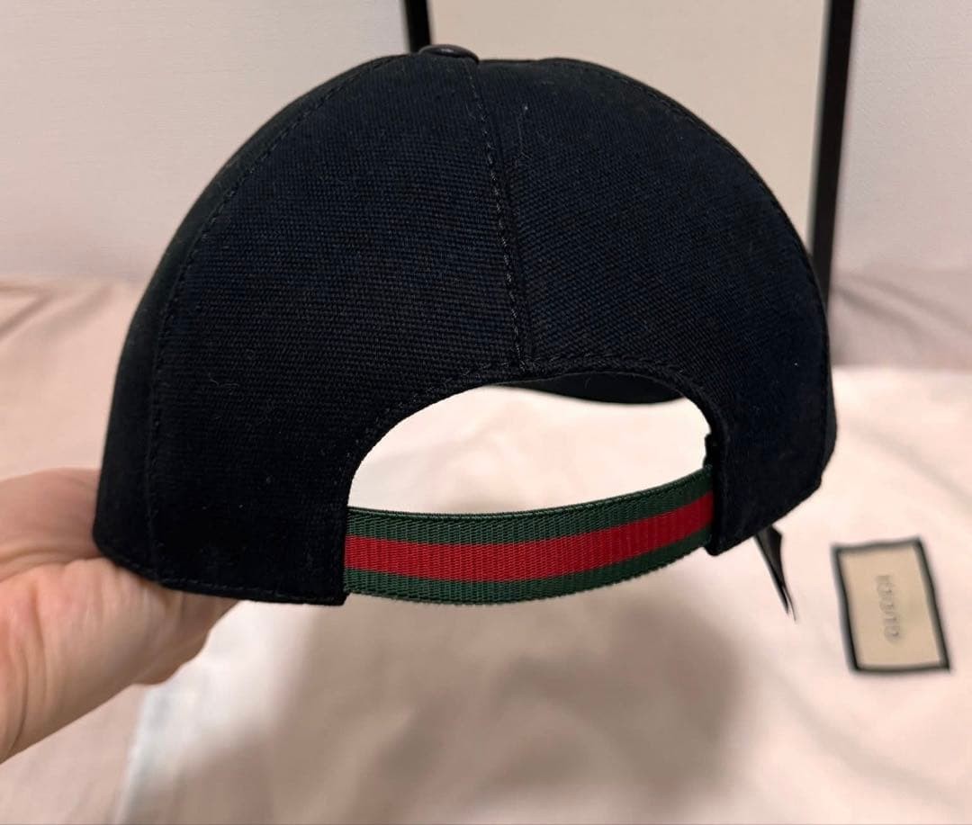 Gucci Hat Cap Baseball Cap Black Size S Women Authentic thumbnail 18