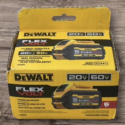 DEWALT DCB606 FLEXVOLT 20V/60V MAX 6.0Ah Lithium-Ion Battery OEM New