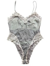 Christian Dior VTG Teddy Negligee Camisole Bodysuit S-M Crochet Coquette Dainty