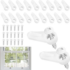 20 Pack Window Screen Clips, PL 7909 Window Screen Retainer Clips with Screws, W