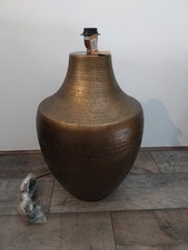 Nkuku Tanda Etched Statement Extra Large Table Lamp.