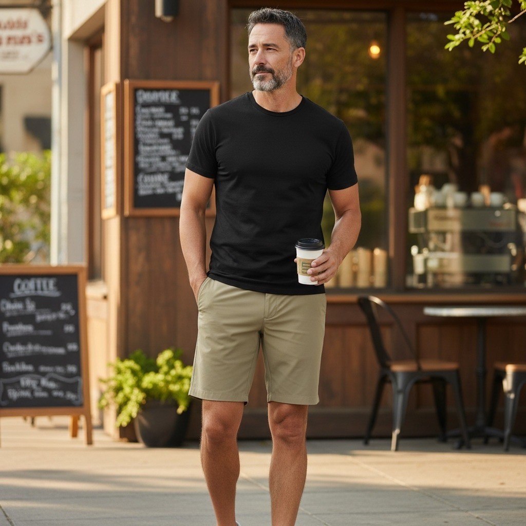 Lululemon Commission Shorts Mens 38 Khaki Tan 9 Inch Inseam Golf Chino Stretch