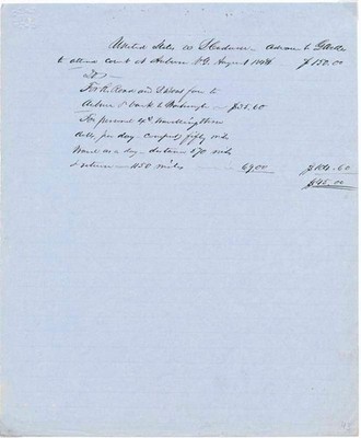Gideon WELLES / Autograph Document Signed