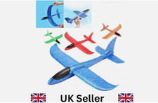 Large Strong Foam Glider Stunt Plane Kids 48cm Hand Thrown Outdoor Garden Toy