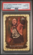 Marketplace image: 2025 Topps Chrome WWE - Allen & Ginter - Jacob Fatu Superfractor 1/1