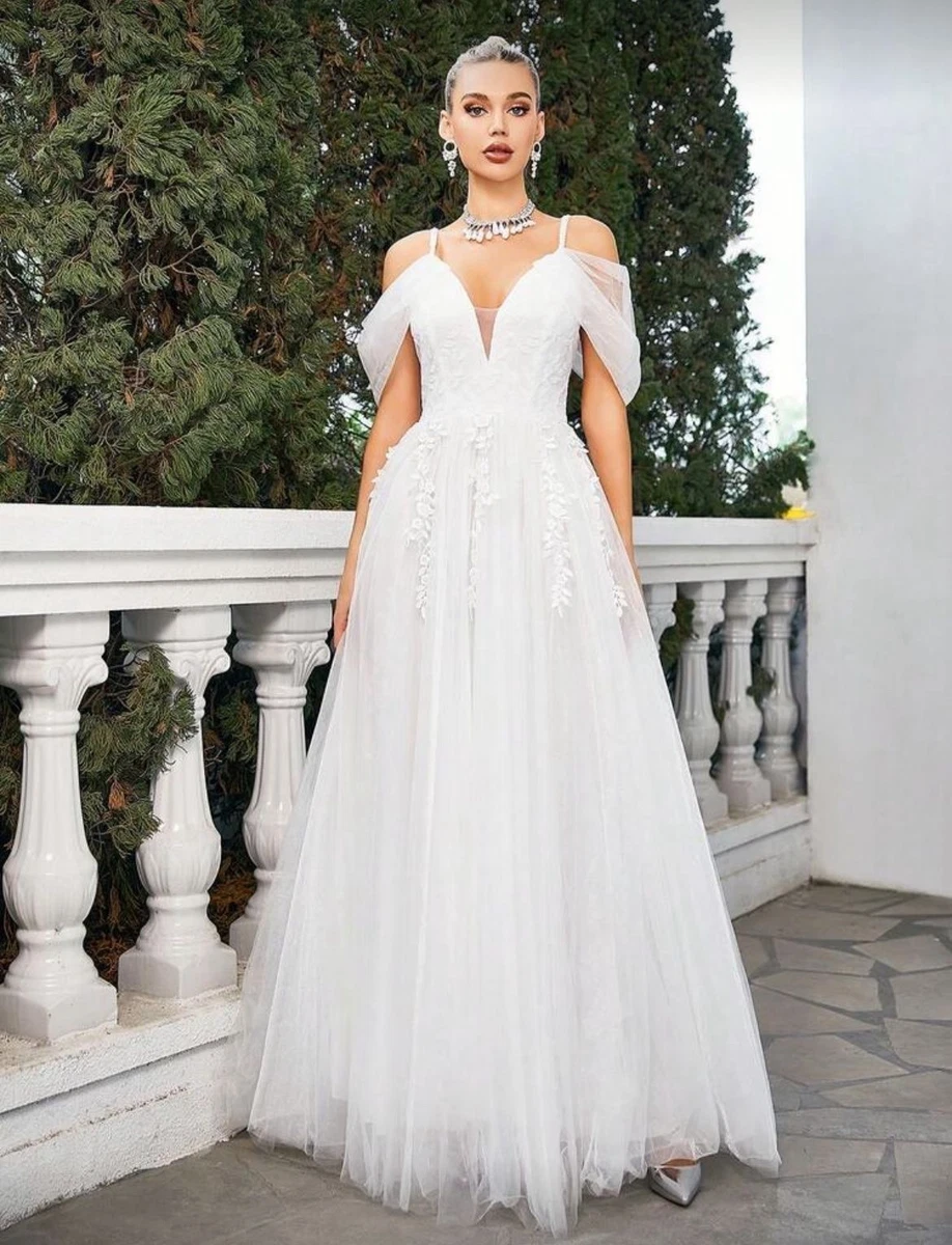 ebay lace wedding dress A-Line Wedding Dresses for sale
