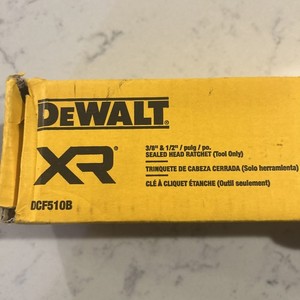 DEWALT DCF510B 20V MAX XR 3/8" and 1/2" Sealed Head Ratchet - Tool Only