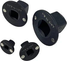 Low Profile Impact Socket Adapter Set, 4PCS Drive Ratchet Adapter Set for Tight 