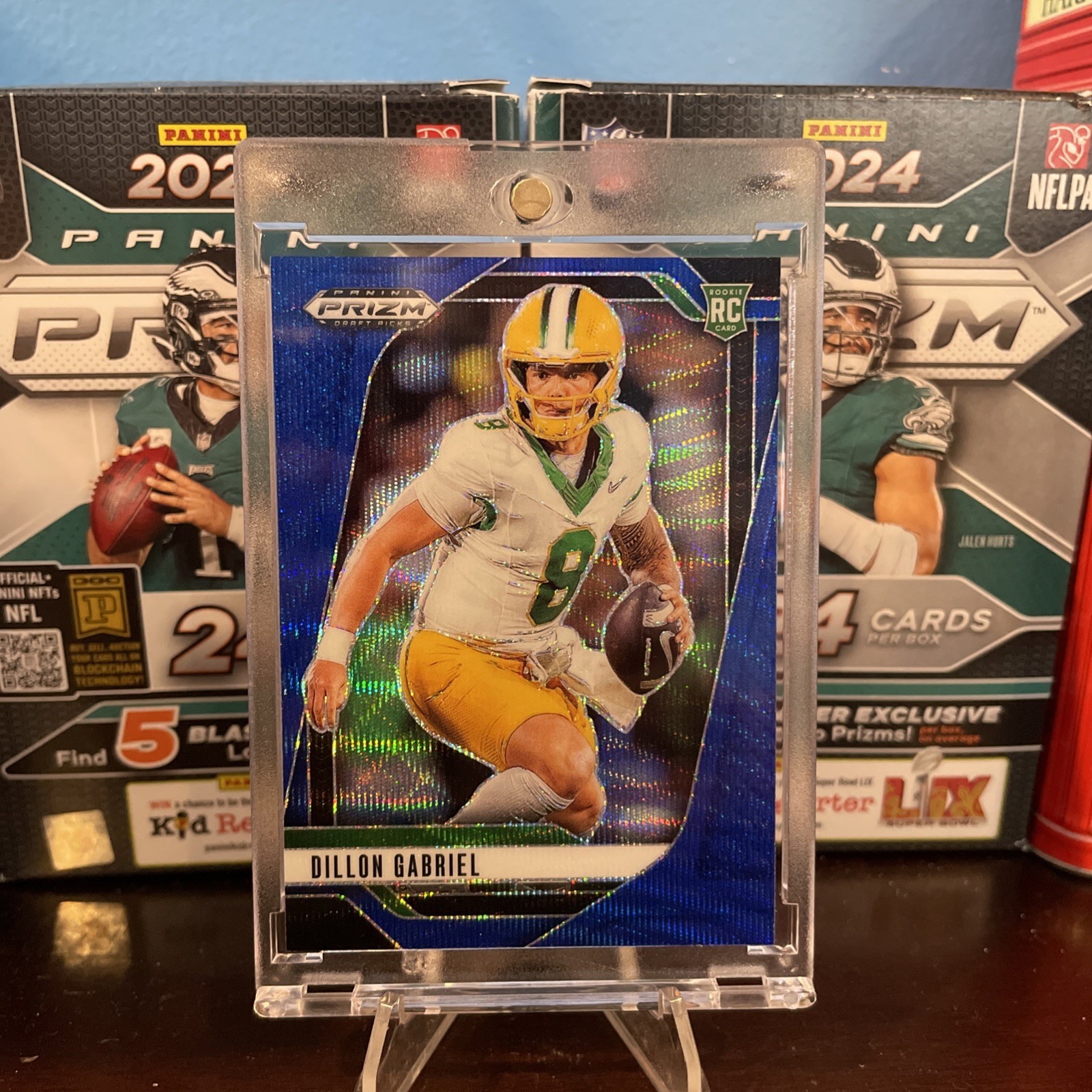2025 Panini Prizm Draft Picks - Dillon Gabriel #97 Blue Wave Prizm /299 (RC)