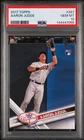 2017 Topps #287 Aaron Judge Catching New York Yankees RC Rookie PSA 10