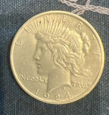 1924 Liberty Peace Dollar