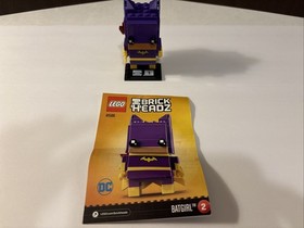 LEGO BRICK HEADZ 41586 BATGIRL DC COMICS COMPLETE w/manual No Box EUC