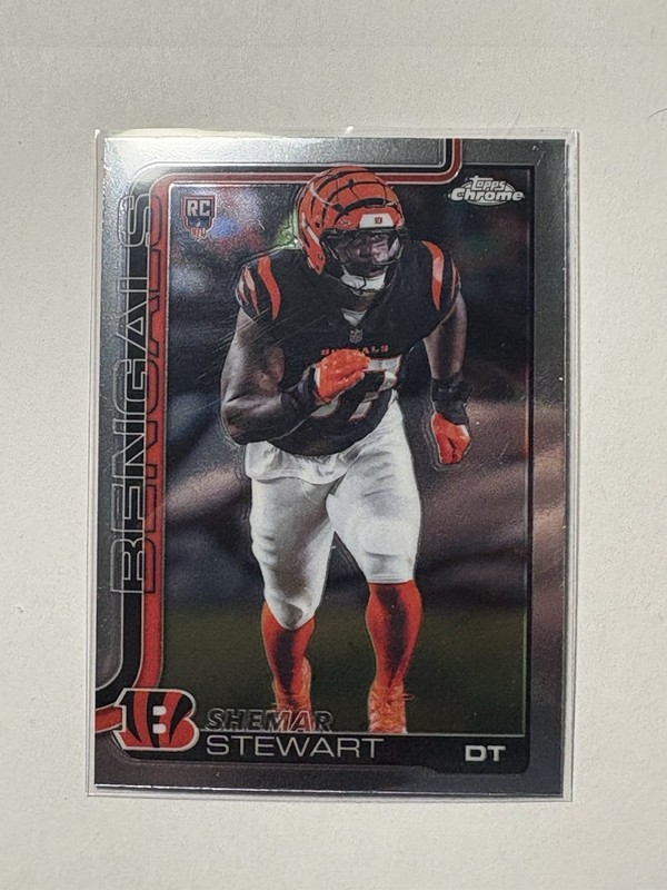 2025 Topps Chrome Shemar Stewart Rookie Cincinnati Bengals