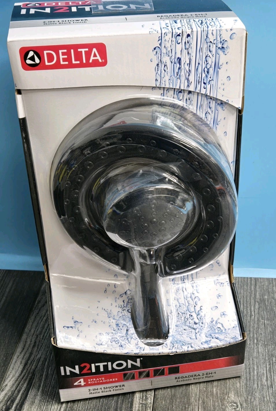 Delta 🚿 In2ition 2-in-1, 4 Spray Dual Shower Heads, Matte