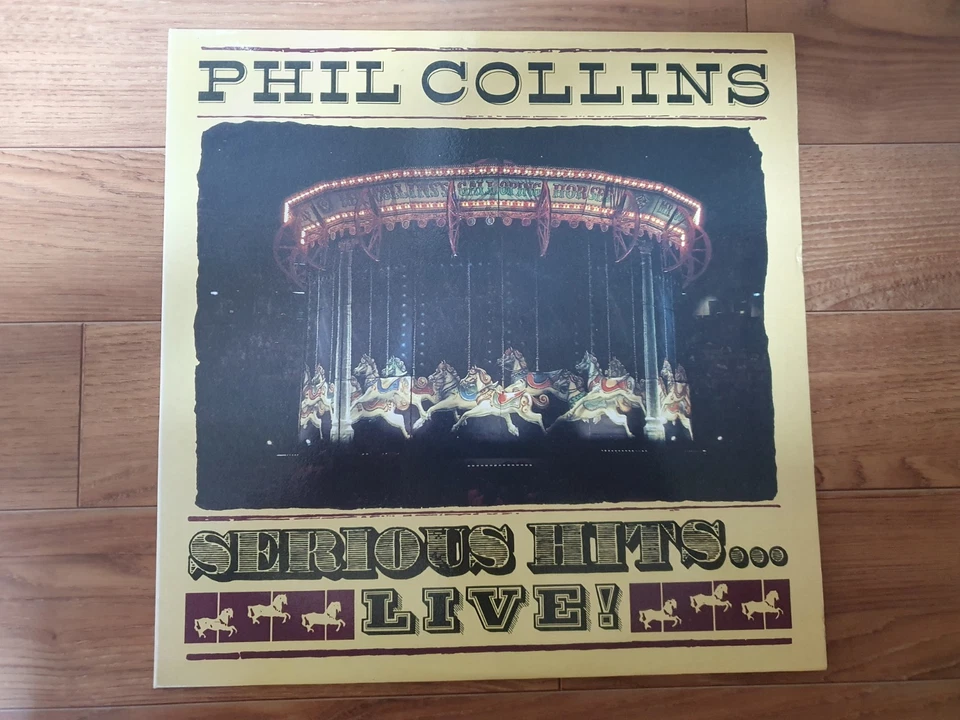 Phil Collins - Serious Hits Live 1990 Korea Orig Vinyl LP Genesis RARE - Image 2 of 4