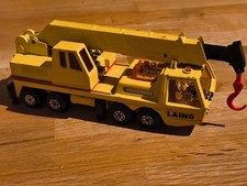 HERCULES MOBILE CRANE LAING KRAN GELB MATCHBOX SUPERKINGS K-12 ENGLAND VON 1974