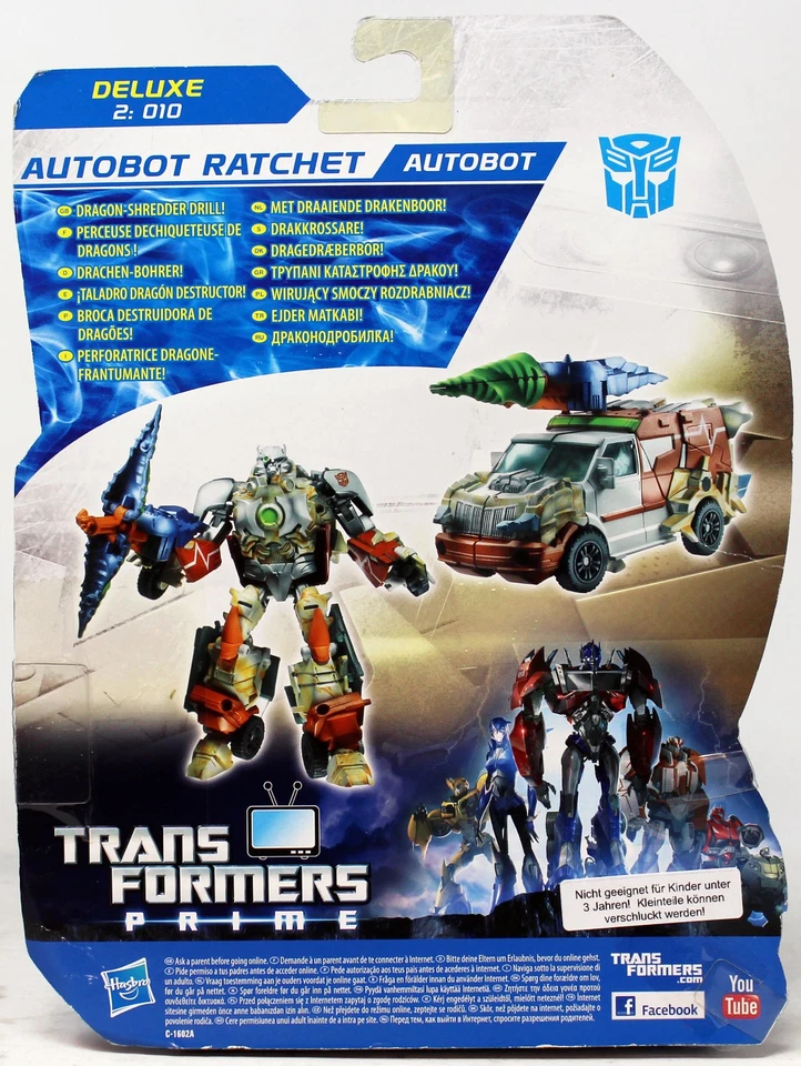 Transformers - Prime - Beast Hunters - Deluxe - Autobot Ratchet - ca. 14cm - Bild 2 von 4