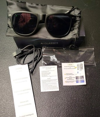Dmes Ai Sun Glasses Black NEW Translation Glasses