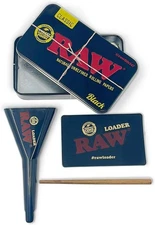 RAW Pre Rolled Cone Loader: 1-1/4 Size, King, & 98 Special Mess Free Perfect... 