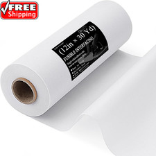 Light Weight 12"X 30 Yards Fusible Interfacing for Sewing,Iron-On Non-Woven Inte