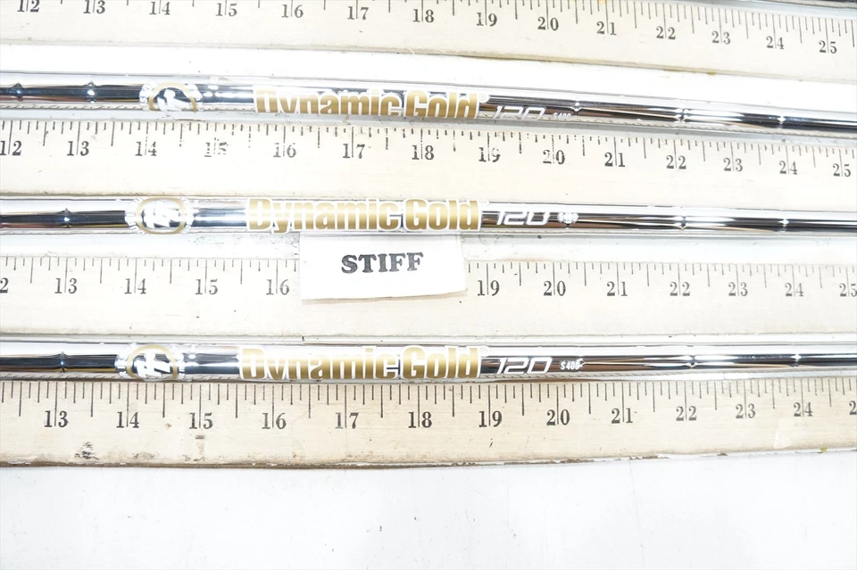 True Temper DG Tour Issue 120 S400 37"-39.5" 8p Iron Shaft Set Uncut .355 3961 - Image 4 of 4