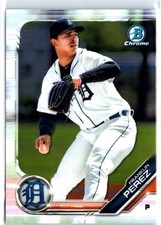 2019 Bowman - Franklin Perez #BCP-56 Chrome Prospects Detroit Tigers