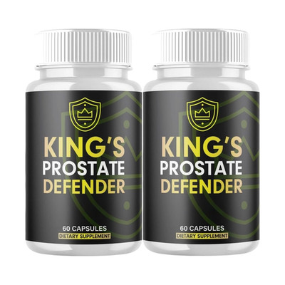 2-Pack King's Prostate Defender - Kings Prostate Support for Men - 120 Caps