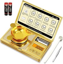 THINKSCALE Digital Milligram Scale, 50g/0.001g Gold Jewelry and Gem Scale, Mg...