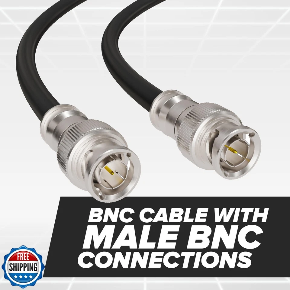 THE CIMPLE CO 15 FT BNC Cable with 2 Male BNC Connections - 75 Ohm, Low Loss - Image 2 of 4
