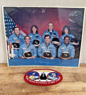 NASA 8x10 Photo Crew of Space Shuttle Mission 51-L Space Shuttle Collection