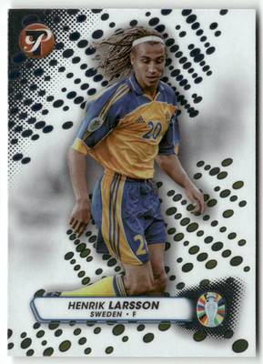 TOPPS VIERGE UEFA Euro 2024 Dennis Bergkamp /75 Réfracteur Bleu Pays