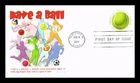 US COVER TENNIS HAVE A BALL FIRST DAY ISSUE PANDA CACHET