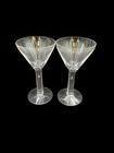 Moser "Pharaoh" Crystal Glass Pair, 8" Tall, 4 1/4" Rim 