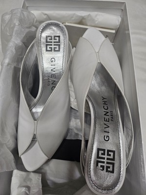 GIVENCHY LookBook Heels Mules White shoes pumps sandals 38 8