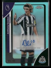 2025-26 Topps Chrome  #CA-AY Anthony Gordon Chrome Aqua #/199 Newcastle Auto