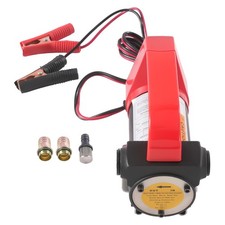 12V Portable Fuel Pump 10.5GPM Diesel Transfer Cast Iron 155W Tanker