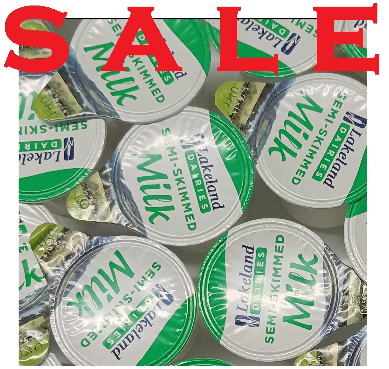 35x Semi Skimmed UHT Milk Pots 12ml – Lakeland Portions BBD OCT 2026 – SALE