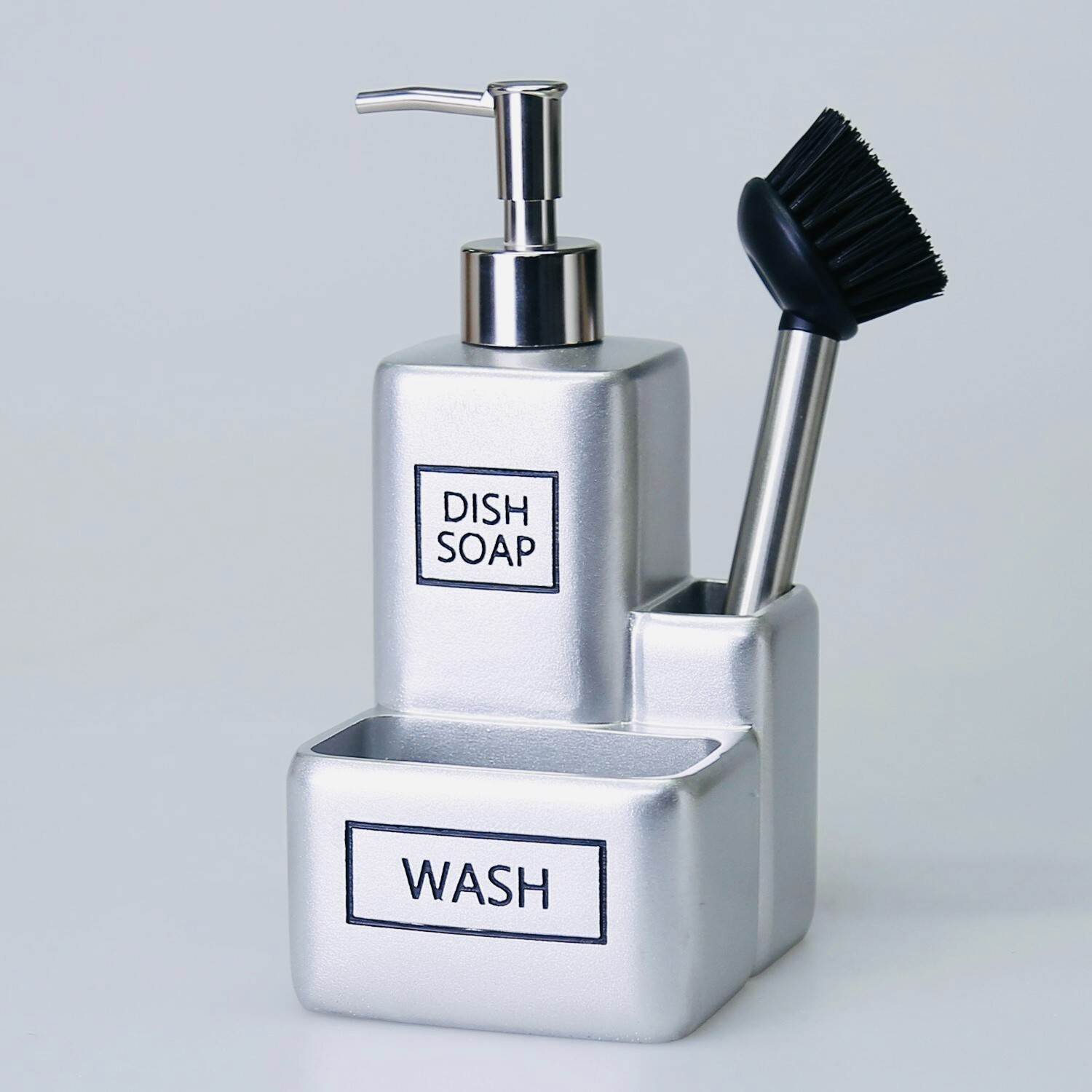 Liberty Soap Dispenser Sponge Holder Set with Brush - Quick Delivery-image